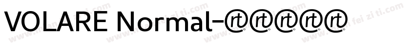 VOLARE Normal字体转换